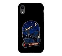 Custodia per iPhone XR RED LIGHT READY Notte di Astronomia Telescopio Attrezzatura