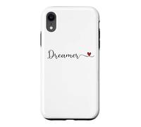 Custodia per iPhone XR Regalo tipografico a forma di cuore sognatore
