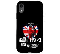 Custodia per iPhone XR Regina Elisabetta II Dio salvi la regina Punk Memoriam Love