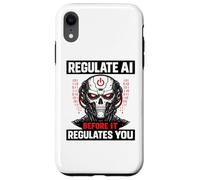 Custodia per iPhone XR Regola l'IA prima che regoli il tuo teschio robot