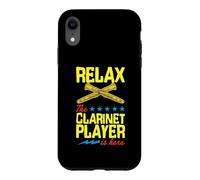 Custodia per iPhone XR Relax The Clarinet Suoner Is Here - Grafica stellare