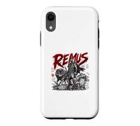 Custodia per iPhone XR Remus Guerriero Con Lupo Duo Fratres Una Urbs