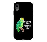 Custodia per iPhone XR Rescued is my Favorite Type of Bird - Amazon Parrot