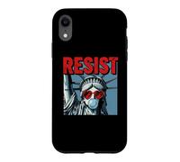 Custodia per iPhone XR Resist Statue Liberty Bubblegum Protest Equality