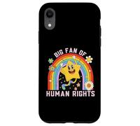 Custodia per iPhone XR Retro Arcobaleno Grande Fan Dei Diritti Umani, Diritti Umani Protesta
