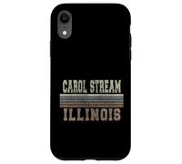 Custodia per iPhone XR Retrò Carol Stream Illinois