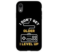 Custodia per iPhone XR Retro Gaming - I Don't Get Older I Level Up Gamepad Divertente