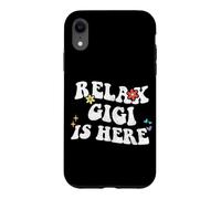 Custodia per iPhone XR Retro Groovy Relax GIGI Is Here Funny Mother's Day Nome