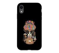 Custodia per iPhone XR Retro Groovy Science Vibes Lab Flasks STEM Geek