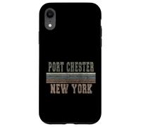 Custodia per iPhone XR Retro Port Chester New York