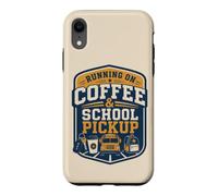 Custodia per iPhone XR Retro School Pickup Parent Coffee Morning Humor