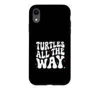 Custodia per iPhone XR Retro Sea Turtle Turtles All The Way Oceans Lover