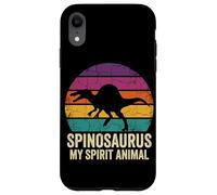 Custodia per iPhone XR Retro Tramonto Spinosaurus My Spirit Animal
