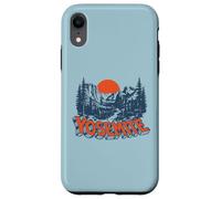 Custodia per iPhone XR Retro Yosemite National Park Vintage Style Classic