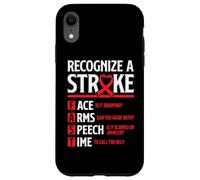 Custodia per iPhone XR Riconosci la consapevolezza dell'ictus dei sopravvissuti al guerriero veloce dell'ictus