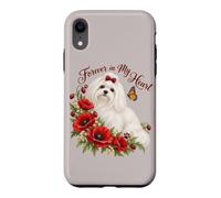 Custodia per iPhone XR Ricordo dei memoriali floreali degli animali domestici del