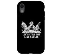 Custodia per iPhone XR Risolviamolo come un divertente braccio di ferro da adulti