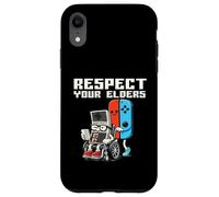 Custodia per iPhone XR Rispetta i tuoi anziani - Videogiochi per giocatori amanti del gioco