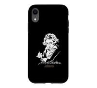 Custodia per iPhone XR Ritratto e firma di Ludwig van Beethoven