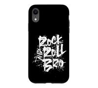 Custodia per iPhone XR Rock And Roll Bro Grunge Testo Regalo