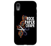 Custodia per iPhone XR Rock Paper Crispr DNA Biologo Ingegneria Genetica Scienza