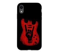 Custodia per iPhone XR Rock'n Roll Guitar Lover - Corna a mano Rock On Concert