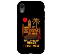 Custodia per iPhone XR Roma Piazza di Santa Maria in Trastevere Quartieri Romani