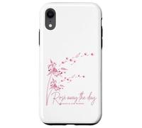 Custodia per iPhone XR Rose Away The Day Summer Patio Wine Bevitore Carino Vino Lover