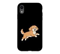 Custodia per iPhone XR Running Cavapoo Dog Breed Mom Pet Lovers Owner