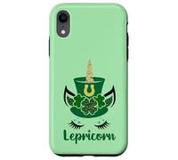Custodia per iPhone XR Saint Patricks Shamrock Lepricorn Kids St. Patrick's Day