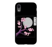 Custodia per iPhone XR Sakura Cornice Blooming Cherry Blossom Arte Giapponese Anime
