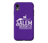 Custodia per iPhone XR Salem Broom Company Costume da strega da donna Halloween Gatto nero