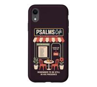 Custodia per iPhone XR Salmi cristiani Caffè Fede Caffè Scrittura Preghiera