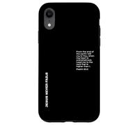 Custodia per iPhone XR Salmo 61:2, Cercate Dio, Cristiano