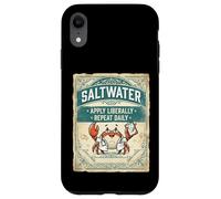 Custodia per iPhone XR Saltwater Doctor Crab Ocean Vintage Design