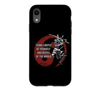 Custodia per iPhone XR Samurai Miyamoto Musashi Saggezza Ronin