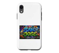 Custodia per iPhone XR San Jose CA California Stati Uniti Silicon Valley Graffiti Art