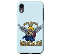 Custodia per iPhone XR San Michele Arcangelo è il mio Wingman Catholic Art St