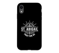 Custodia per iPhone XR Santa Abigail prega per noi patrono cattolico degli apicoltori