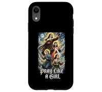 Custodia per iPhone XR Santa cattolica prega come una ragazza Donne