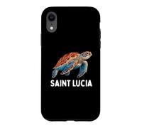 Custodia per iPhone XR Santa Lucia Isola Souvenir Mar dei Caraibi Santa Lucia