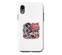 Custodia per iPhone XR Santuario contro l'ombra Oni Samurai Epic Anime