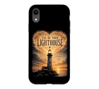 Custodia per iPhone XR Sarò il tuo faro che ti guida a casa Amore romantico