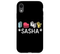 Custodia per iPhone XR Sasha personalizzato cane nome Sasha Pet Lover
