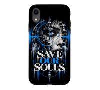 Custodia per iPhone XR Save Our Souls - Abbigliamento tecnico in stile techno