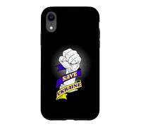 Custodia per iPhone XR Save Ukraine - Stop Russia - Stop alla guerra in Ucraina