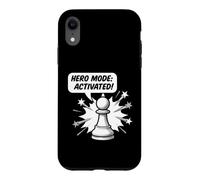 Custodia per iPhone XR Scacchi attivati in modalità Eroe Pedone