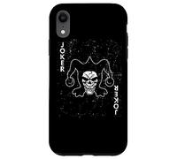Custodia per iPhone XR Scheletro Joker Carta da gioco Gioco d'azzardo Grim Reaper
