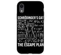 Custodia per iPhone XR Schrodinger Cat Escape Plan Fisica Quantistica Gatto
