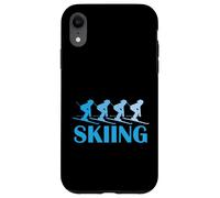 Custodia per iPhone XR Sci Neve Piste da sci Inverno